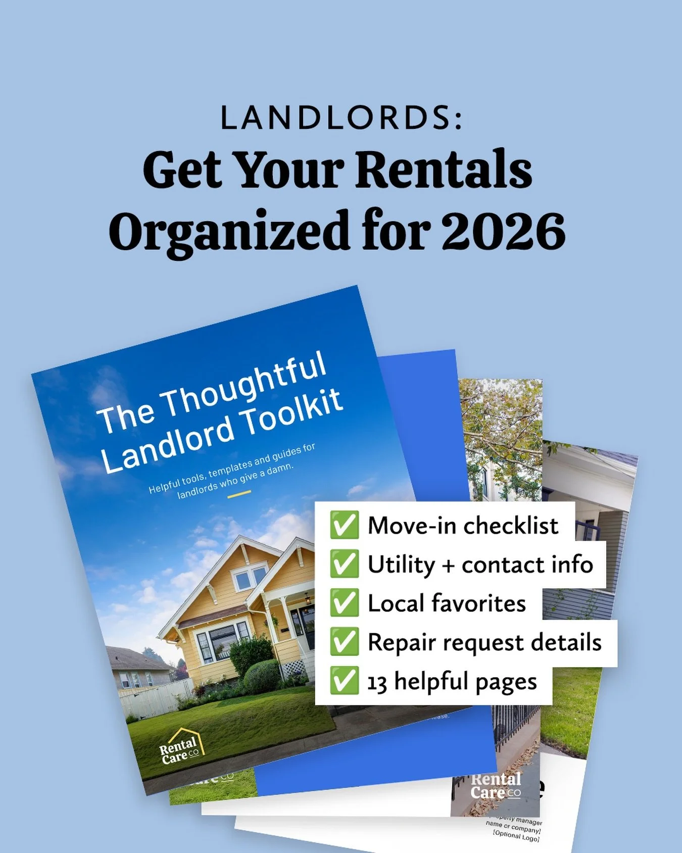 New year. Fresh systems.
If staying organized as a landlord is one of your 2026 goals, this is a great place to start.
 
Save this for later 🗂️Link in bio to our toolkit.
 
#thoughtfullandlord #landlordlife #selfmanaginglandlord #rentalorganization 
