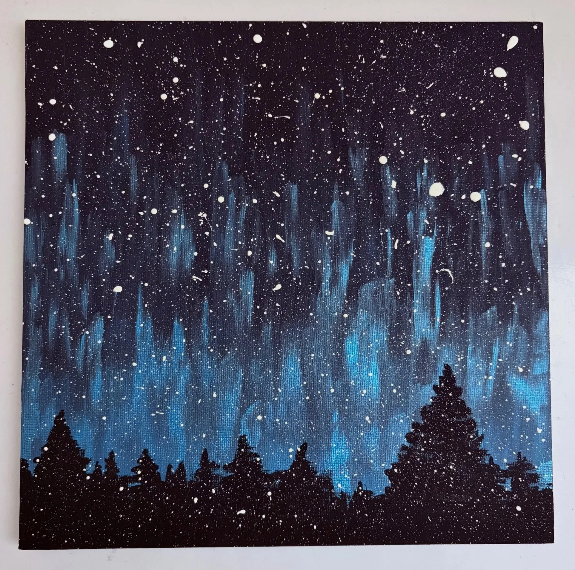 Winter Sky, Acrylic