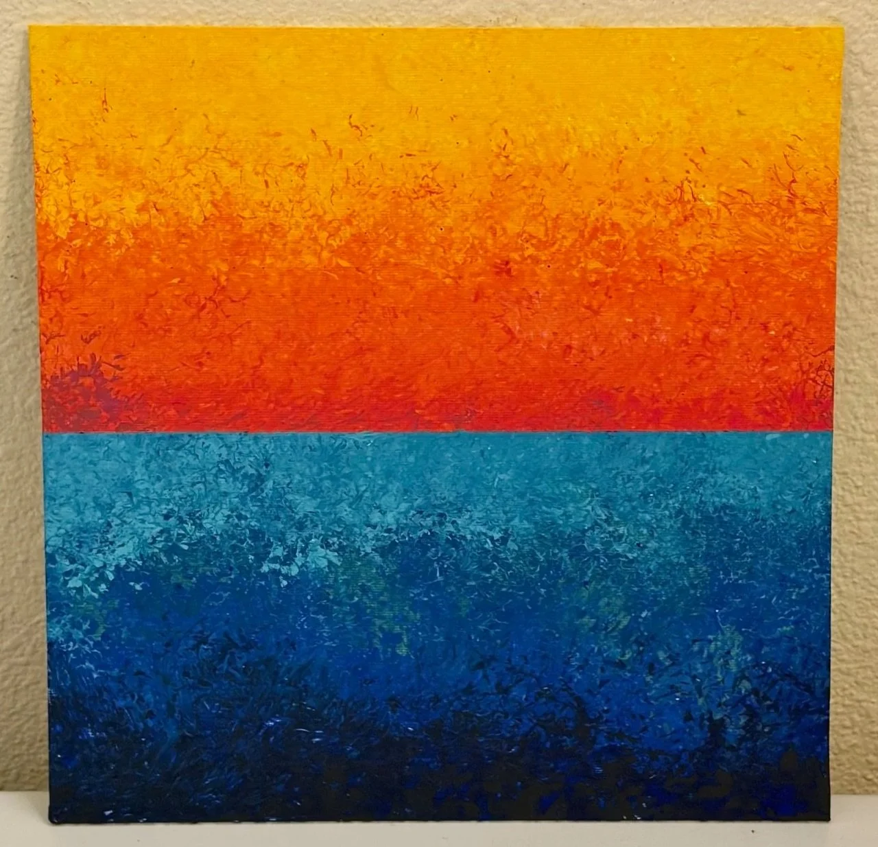 Yearning to see. Acrylic