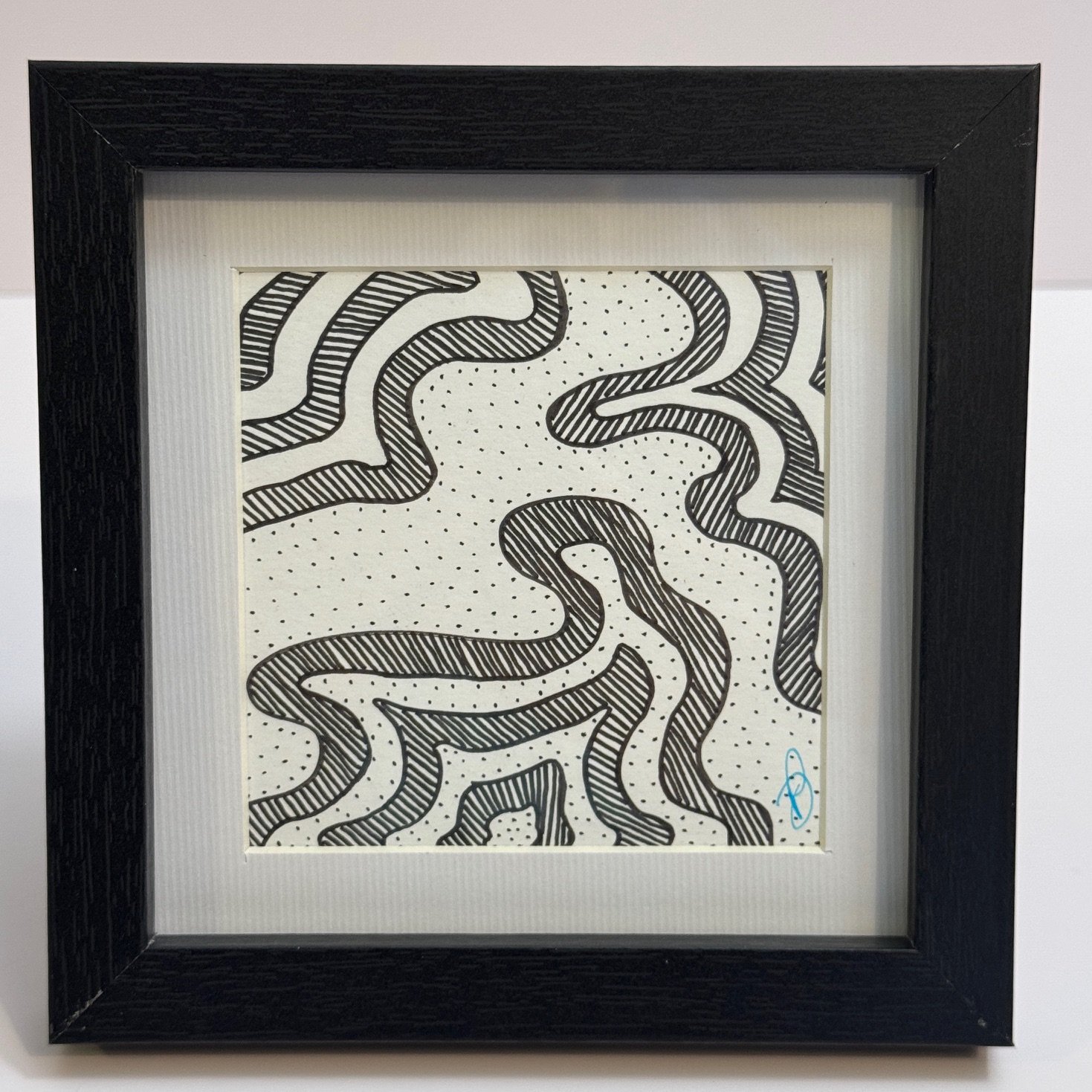 Vibration, Pen & Ink 