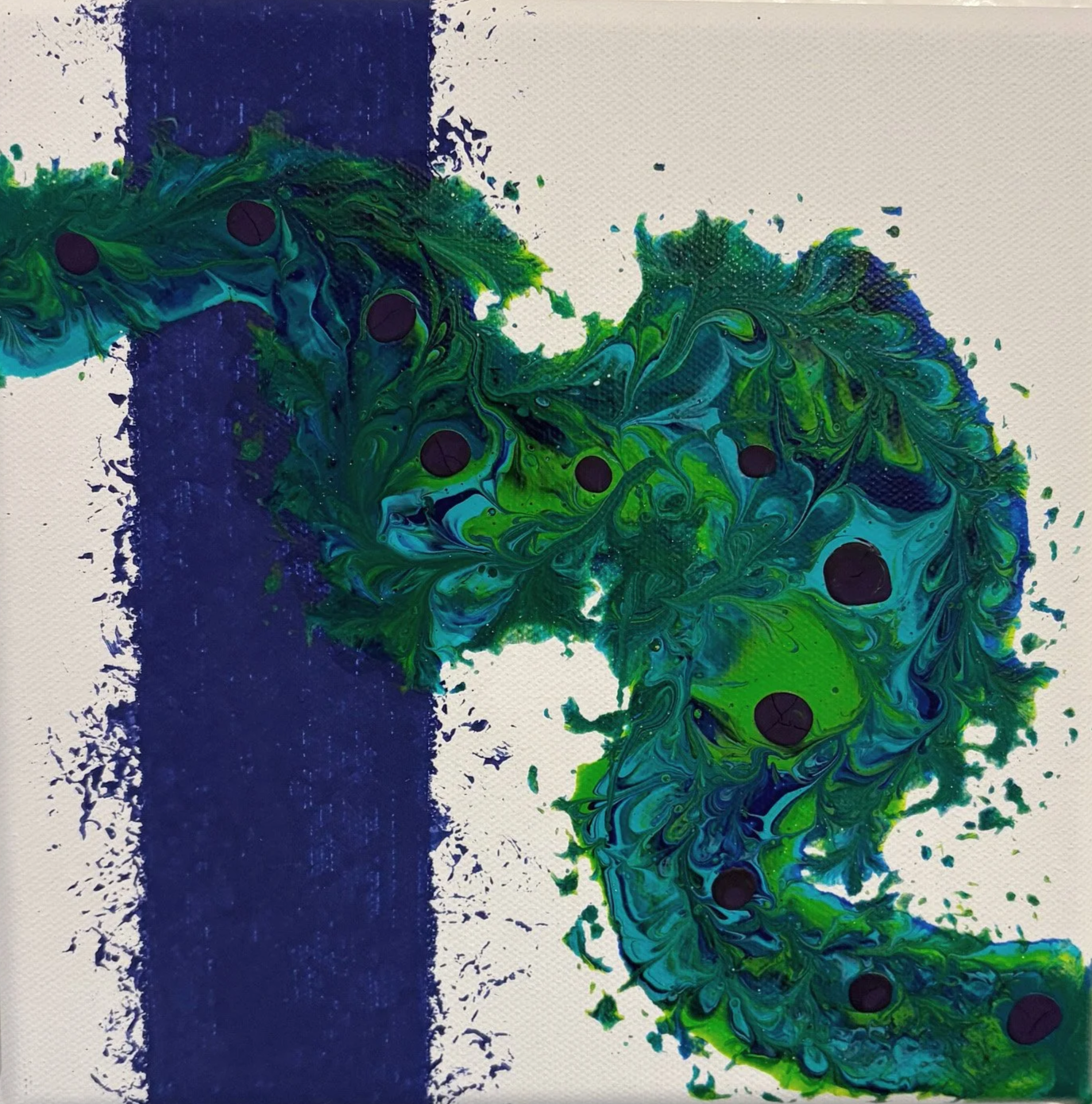 Seahorse out of water