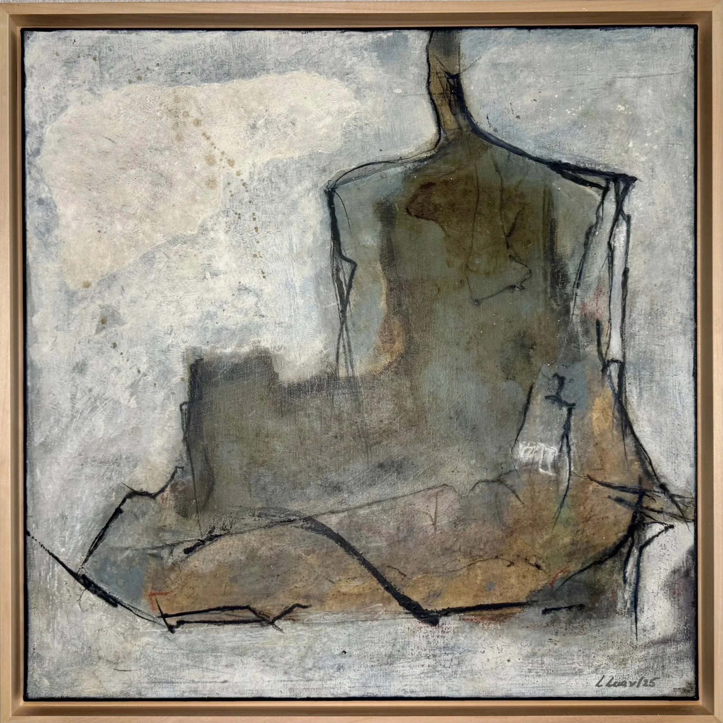 "Transformation" 2025 
Mischtechnik auf Leinwand 
60 x 60 cm
