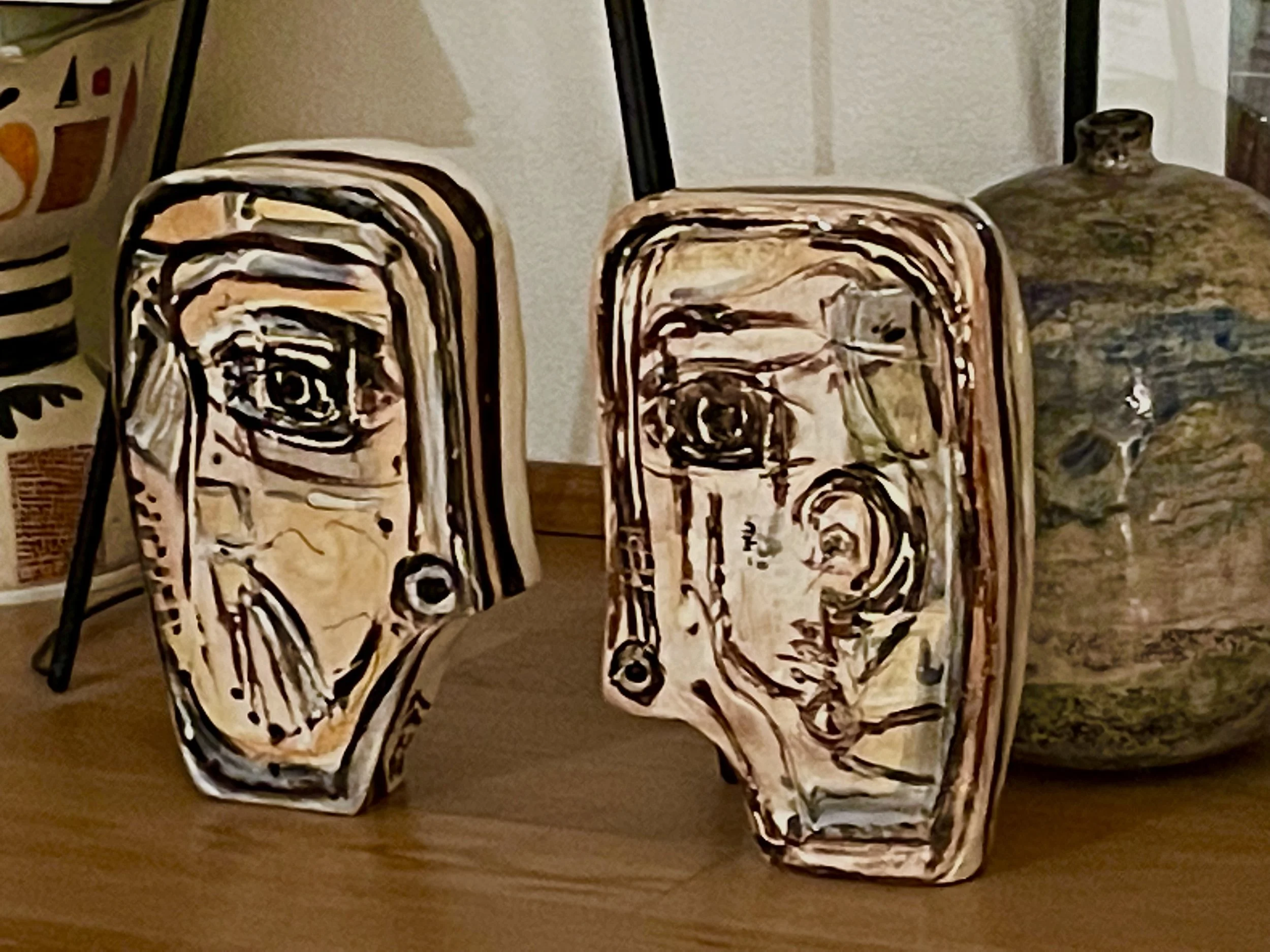 Kopfskulpturen "Sparks"