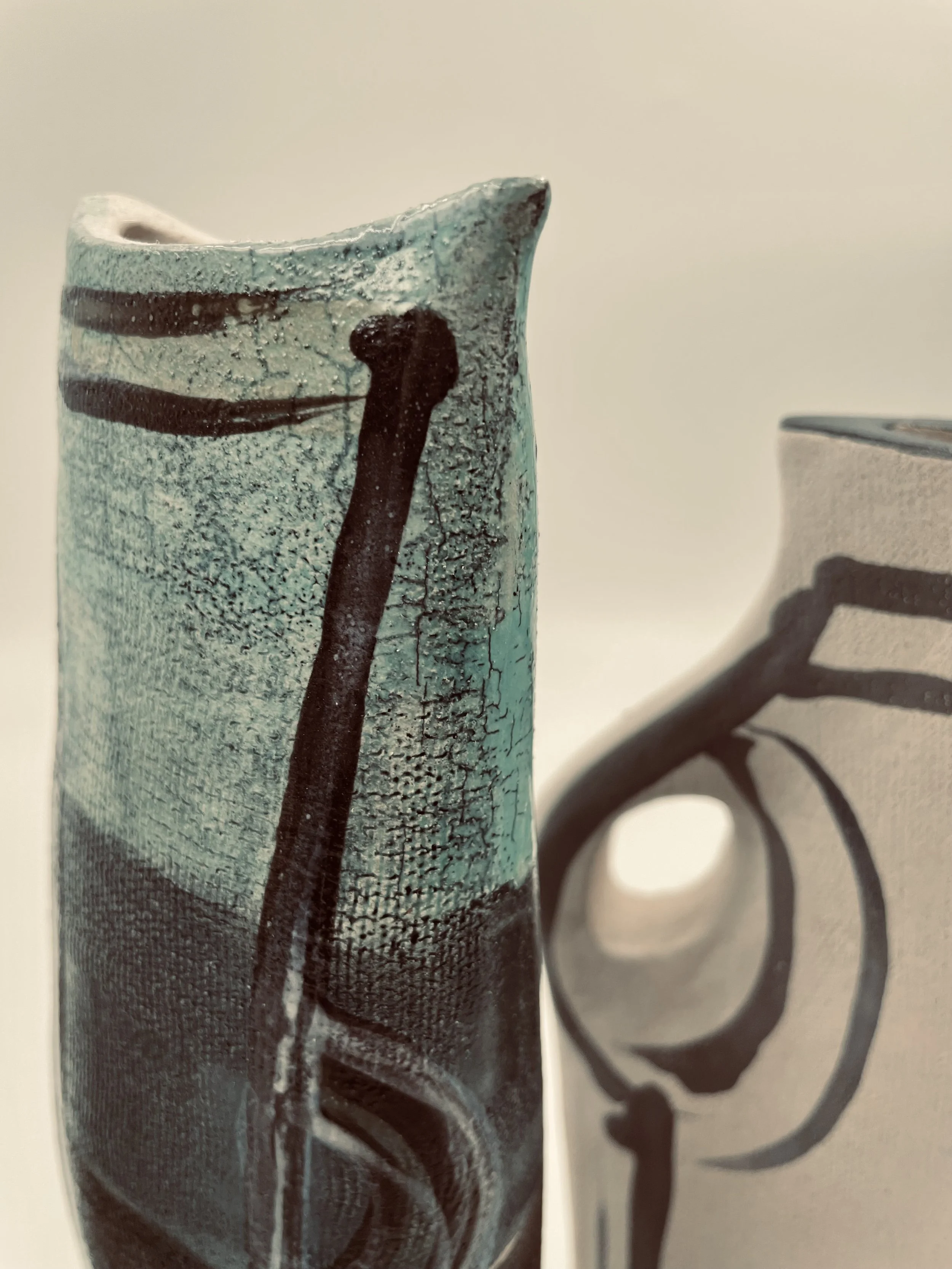 Detail schmale Gefäße