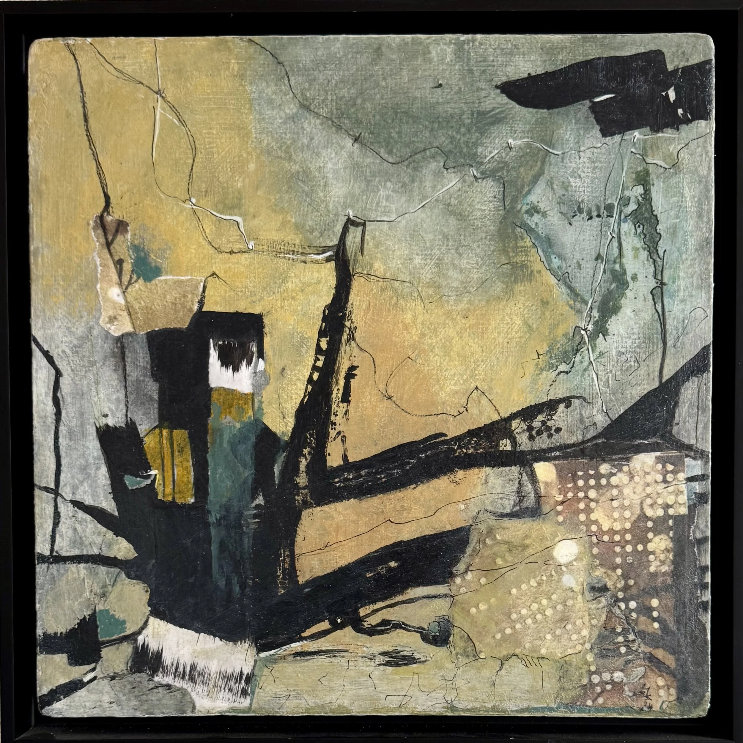 "Moving fast forward" / 2024
Mischtechnik auf Holz
30 x 30 cm
