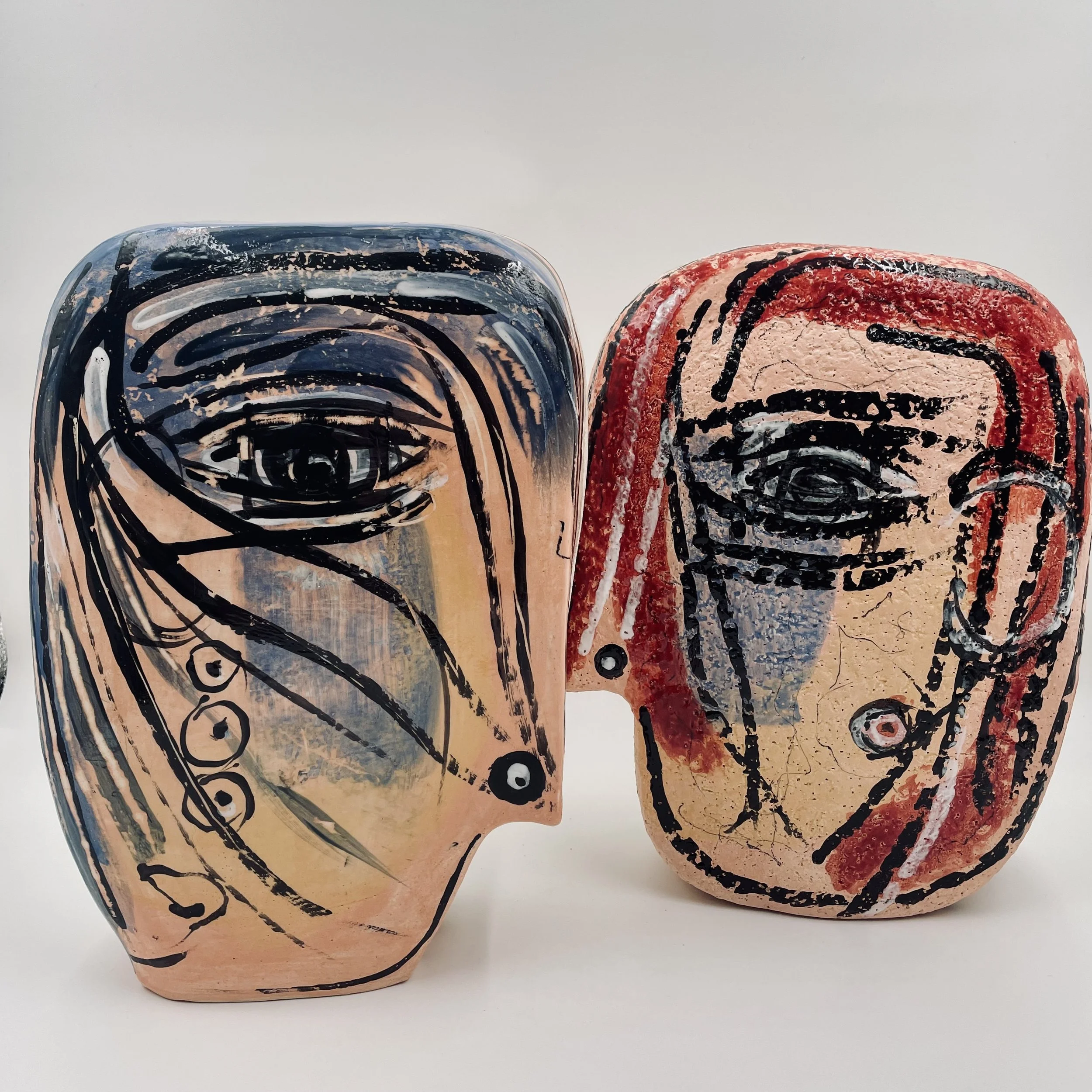 Kopfskulpturen "Sparks"