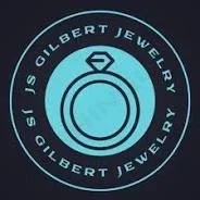 Logo for J.S. Gilbert Jewelry featuring a ring design with the company name encircling it.