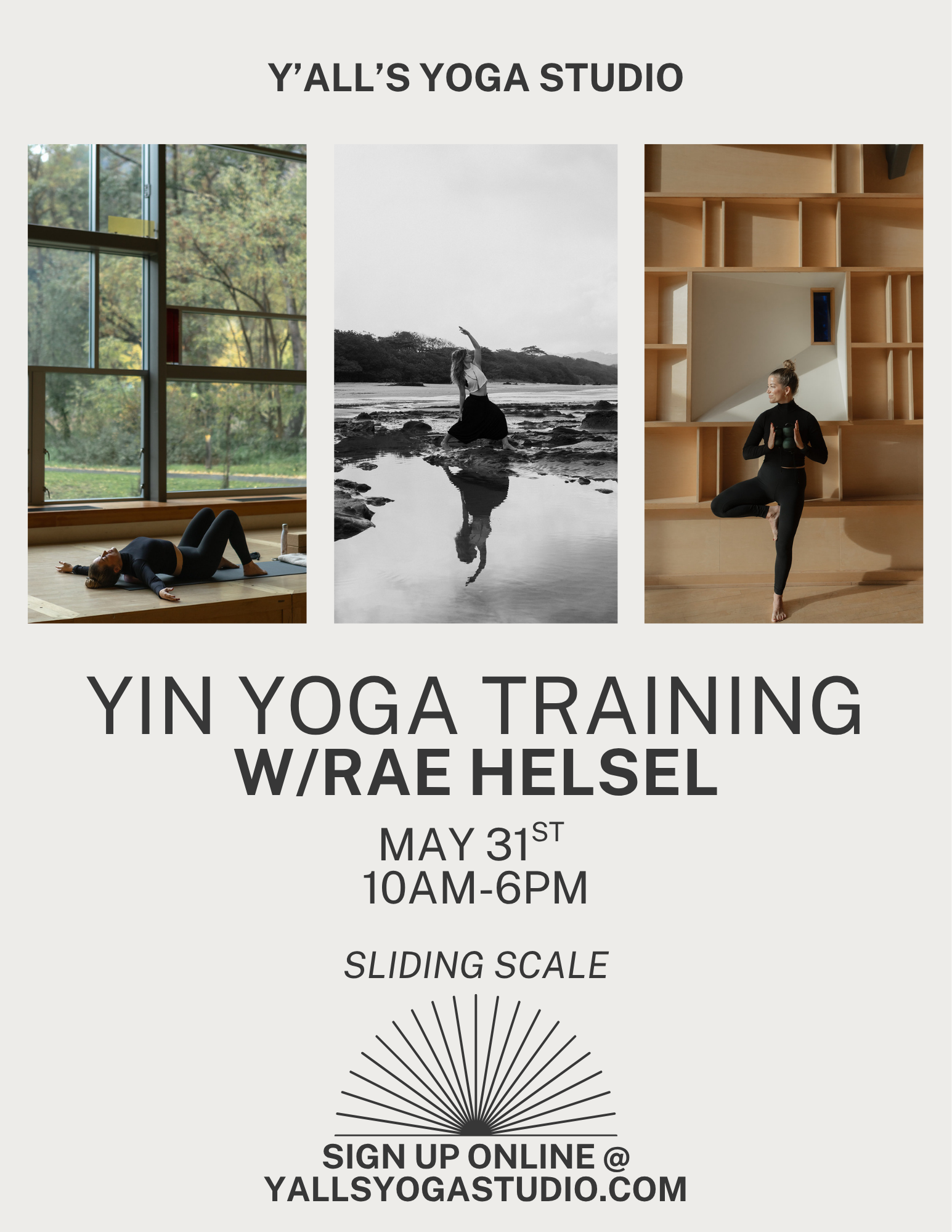 Yin Yoga Teacher Training w/Rae Helsel
