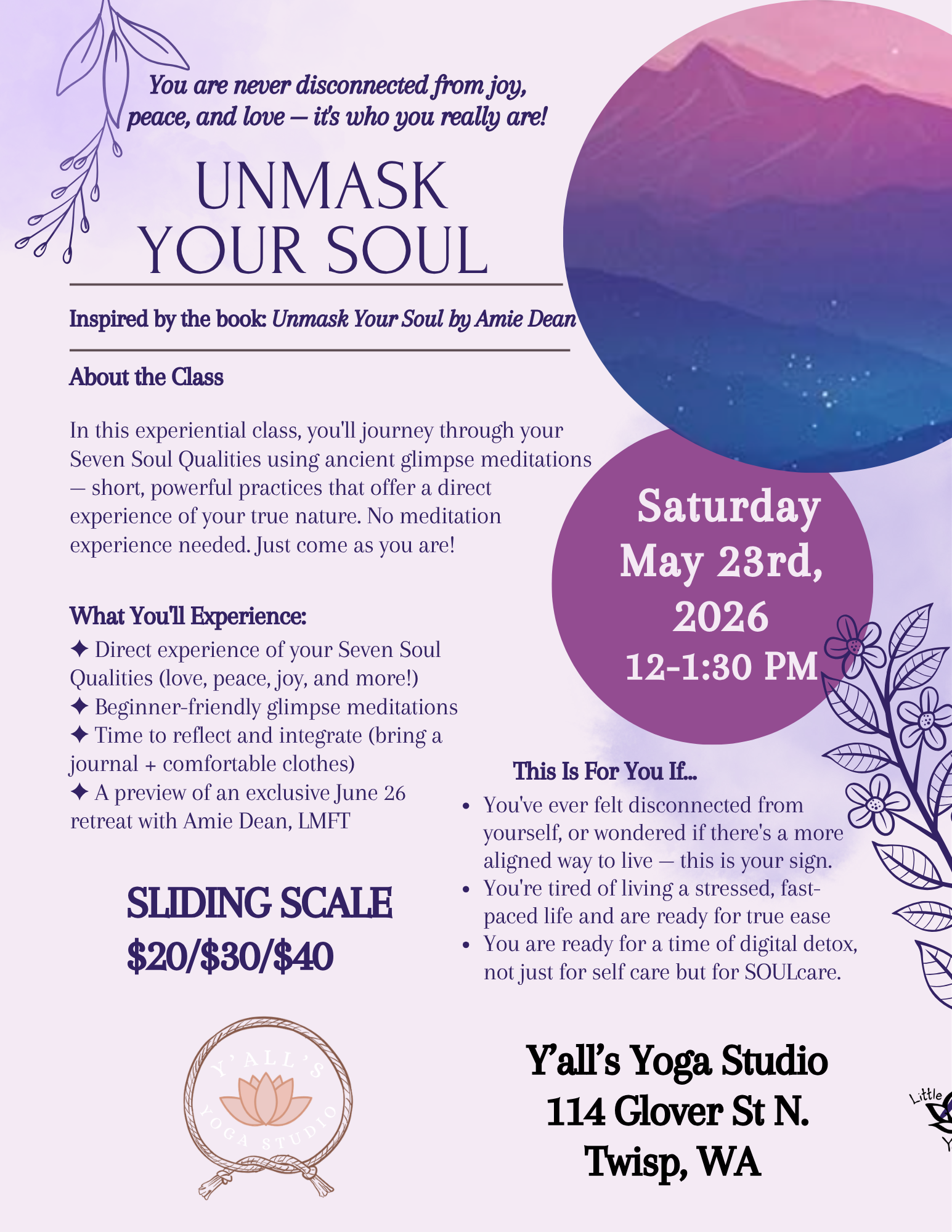 Unmask Your Soul w/Amie Dean LMFT