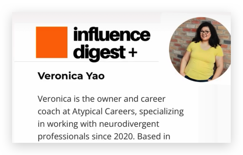 Veronica Yao, Founder of Atypical Careers, Named Top 15 Career Coaches in Toronto