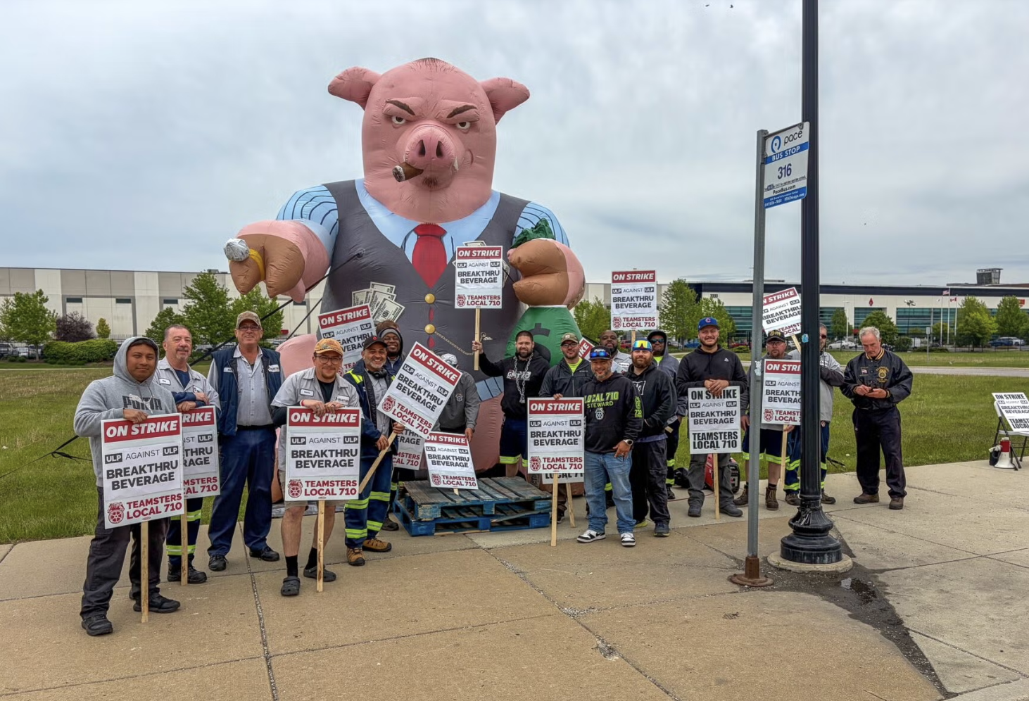 BreakThru Beverage Workers On Strike