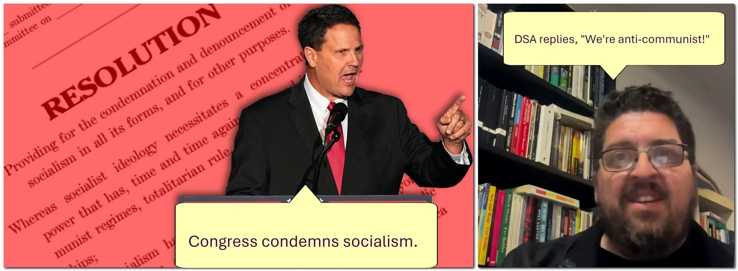 DSA Reaffirms Anti-Communism in Face of Congress’ Resolution