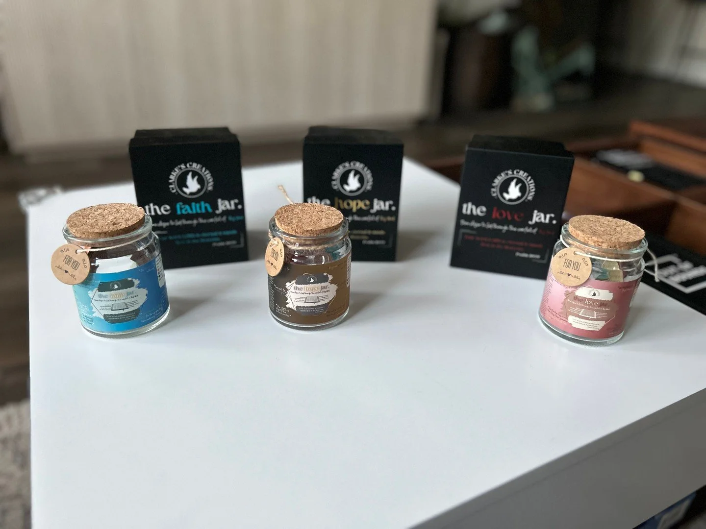 ✝️ Bundle &amp; Save with our ✨NEW✨ faith-filled Blessed Bundles! 

Grow deeper in the Lord's word with our:

- Hope Jar, Love Jar and our *NEW* Faith Jar, 🙏🏾🫙each filled with 50+ hand-picked color-coded bible scriptures 📖✝️
- Guaranteed no-bleed