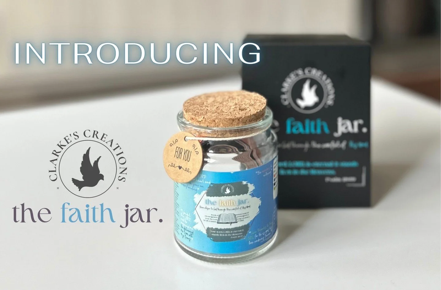 Introducing The ✨NEW✨ Faith Jar, filled with 50+ color-coded Bible verses, hand-picked to provide divine faith during feelings of anxiety 🟠 and fear ⚫️, or to inspire feelings of patience 🟣 and gratitude 🟢 when you need them most. 

The color-code