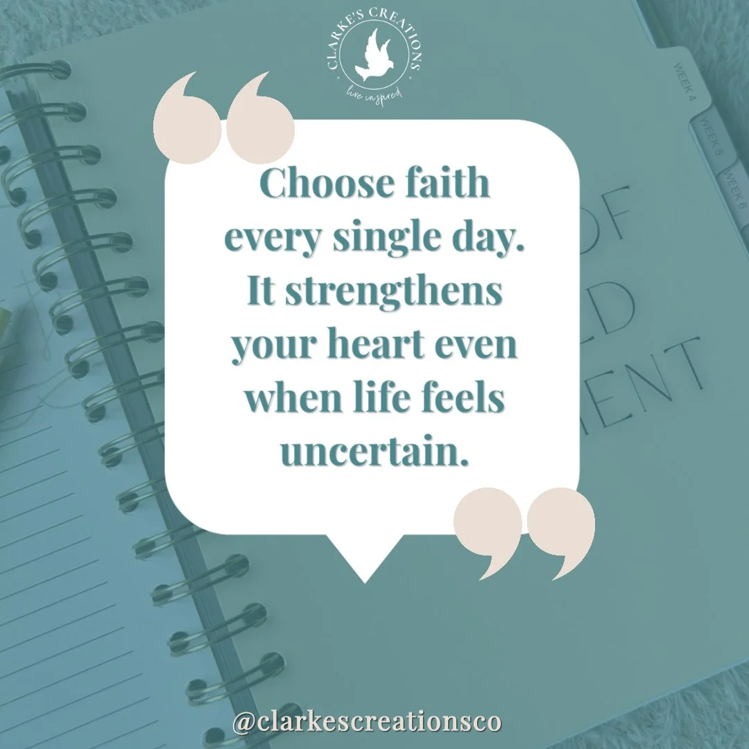 Choose faith every single day.
It strengthens your heart even when life feels uncertain.

#choosefaith #faithoverfear #walkbyfaith #trustgod #christianliving #dailydevotional #spiritualgrowth #christianencouragement #godisfaithful #faithjourney