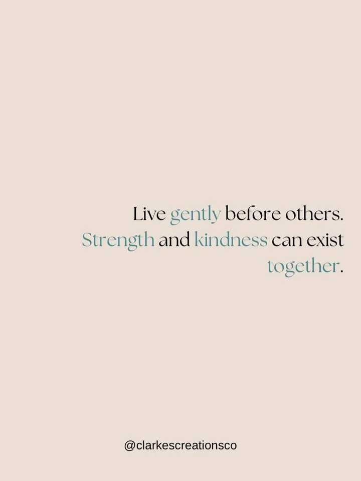 Live gently before others. 
Strength and kindness can exist together. 

#gentlespirit #christiancharacter #faithjourney #christianliving #dailydevotional #spiritualgrowth #kingdomliving #christianencouragement #walkwithGod #gracefilled