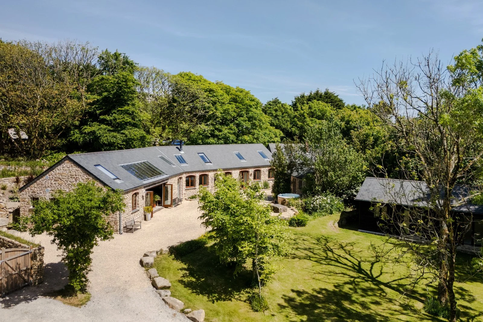 The Carthouse - Cornish eco conversion with strong outdoor connections.