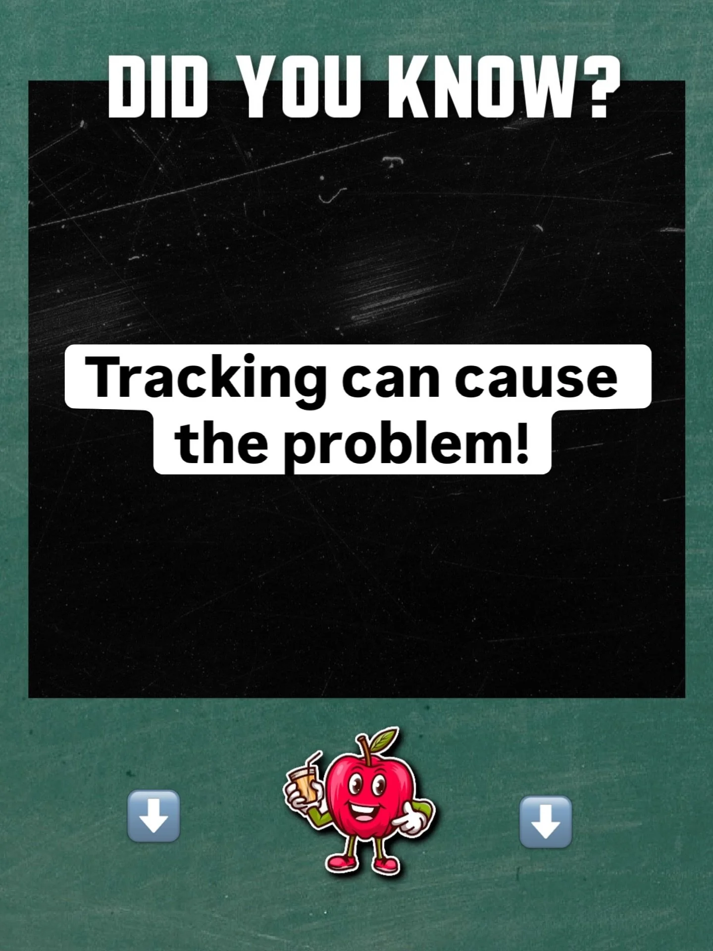 You don&rsquo;t need to track everything to make progress.

Some people are so deep in the weeds&mdash;counting every calorie, step, macro, and fluctuation&mdash;that they actually create more stress than results.

Tracking is a tool&hellip; not the 