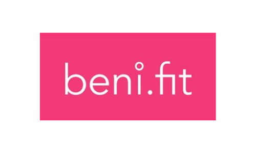 Beni.pt logo on a pink background.