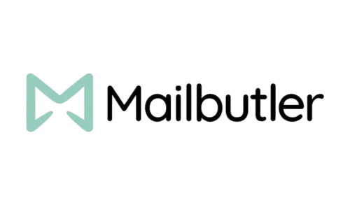 Mailbutler logo with black text and a stylized 'M' icon to the left.