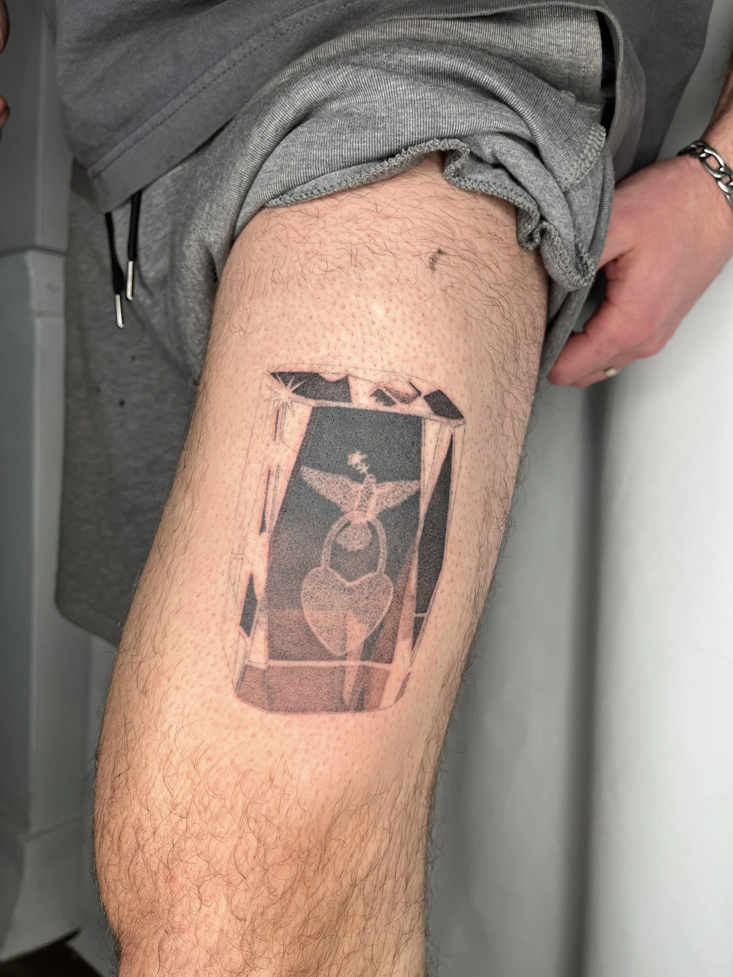 work in progress, handpoke