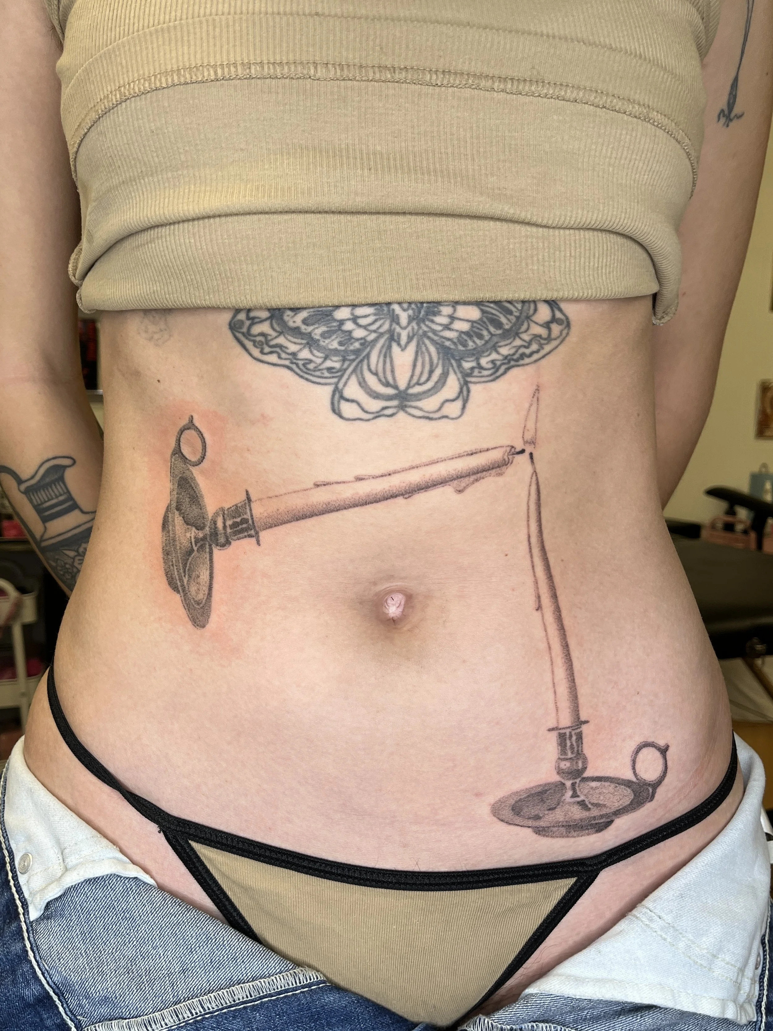 handpoke, 4.5 hours