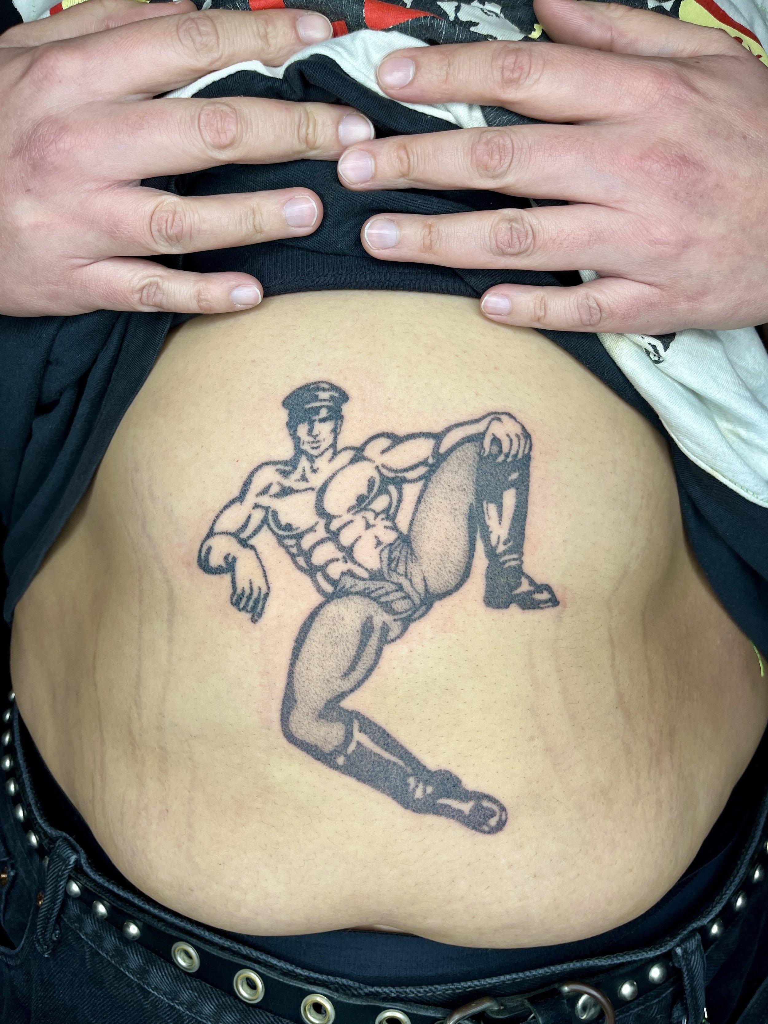 handpoke, 4 hours, 2025