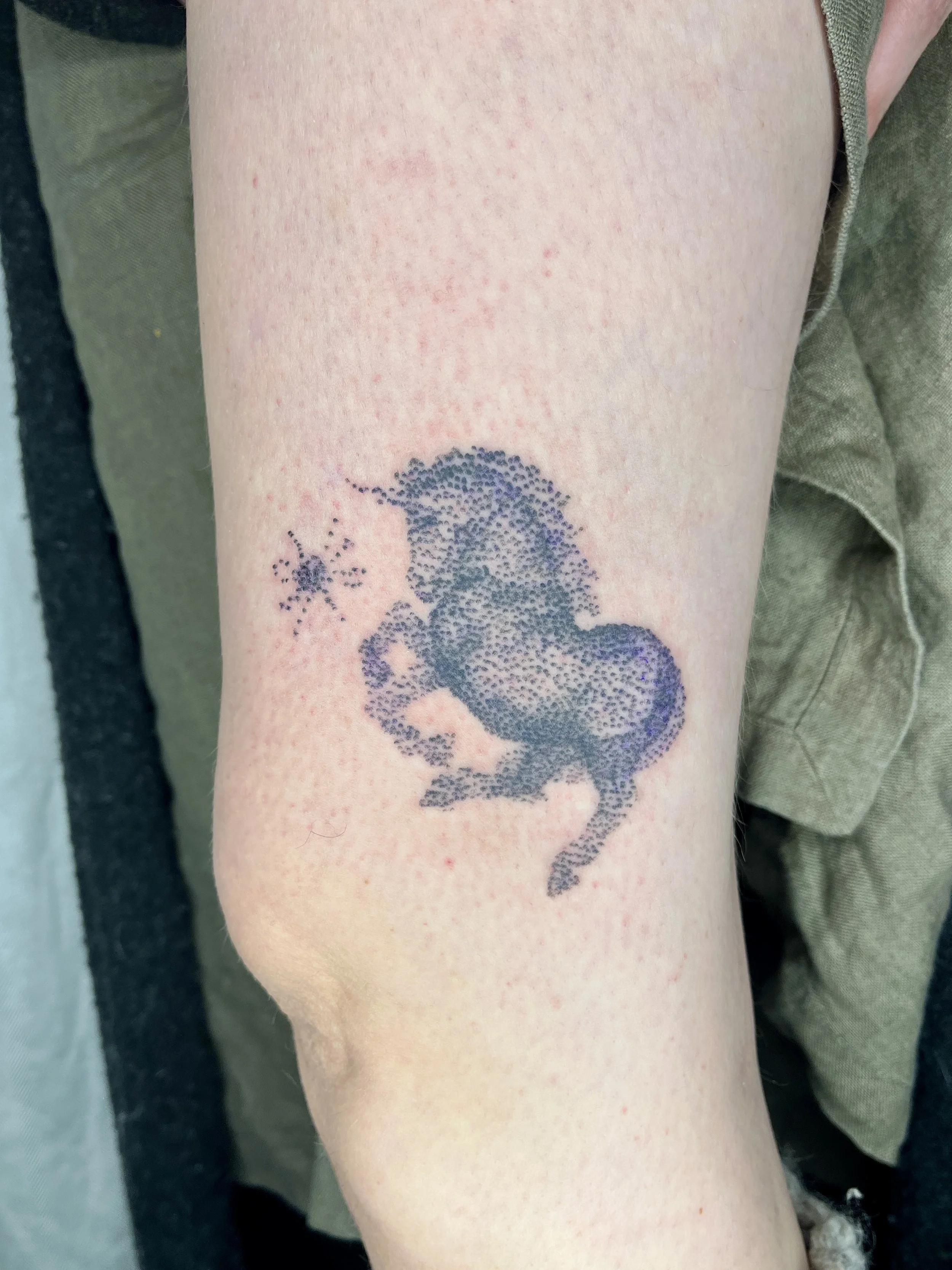 handpoke, 2.5 hour, 2025