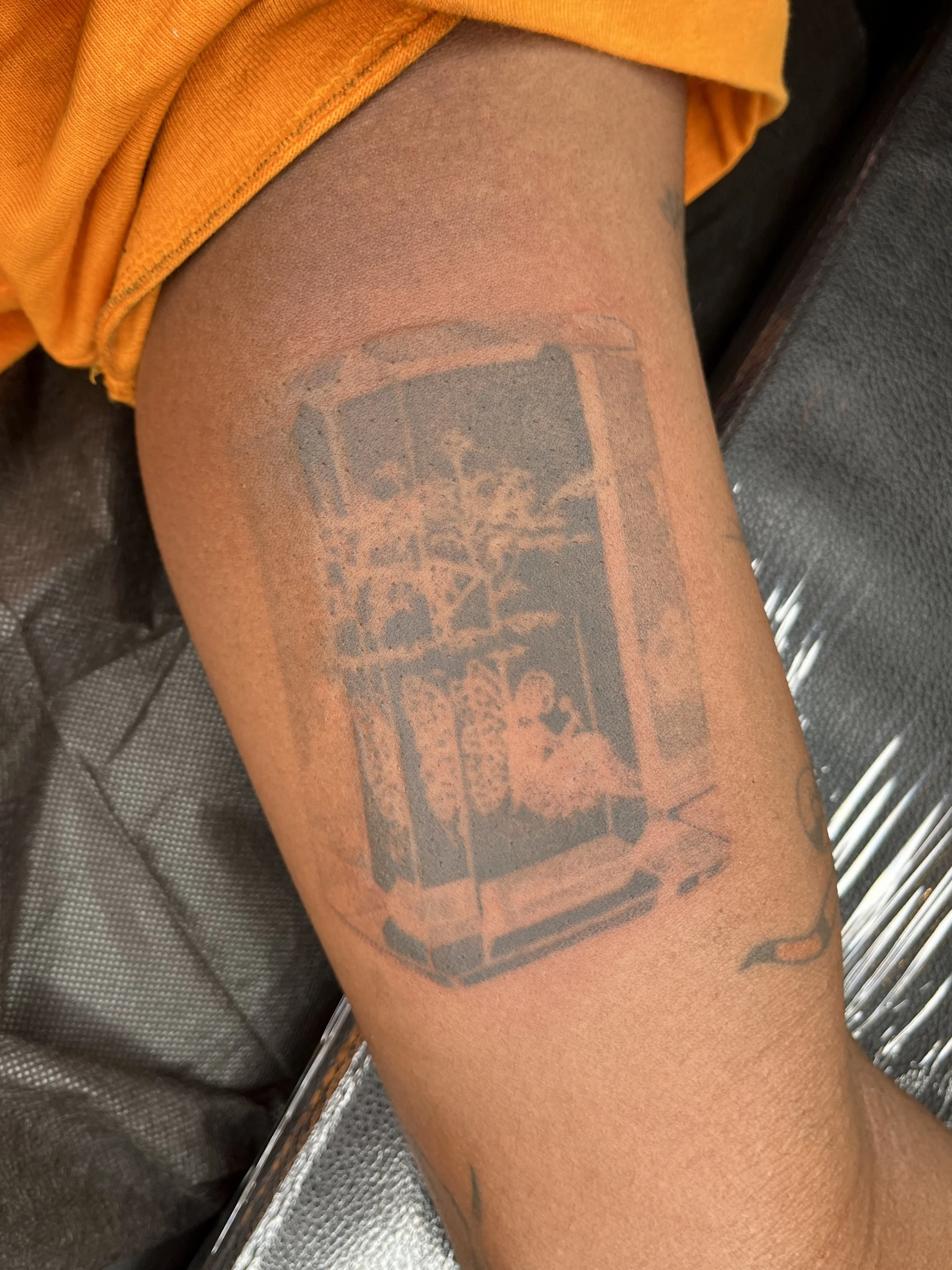 handpoke, two sessions, 8-10 hours