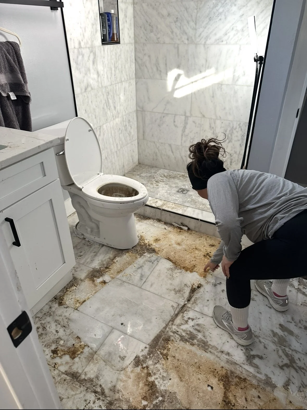 Before - Bathroom Deep Clean