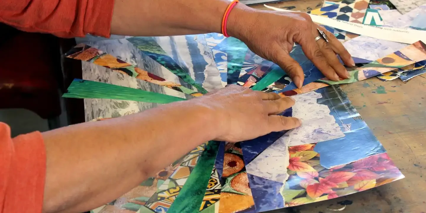 A Free Collage Workshop- Stories Carried Across Waters