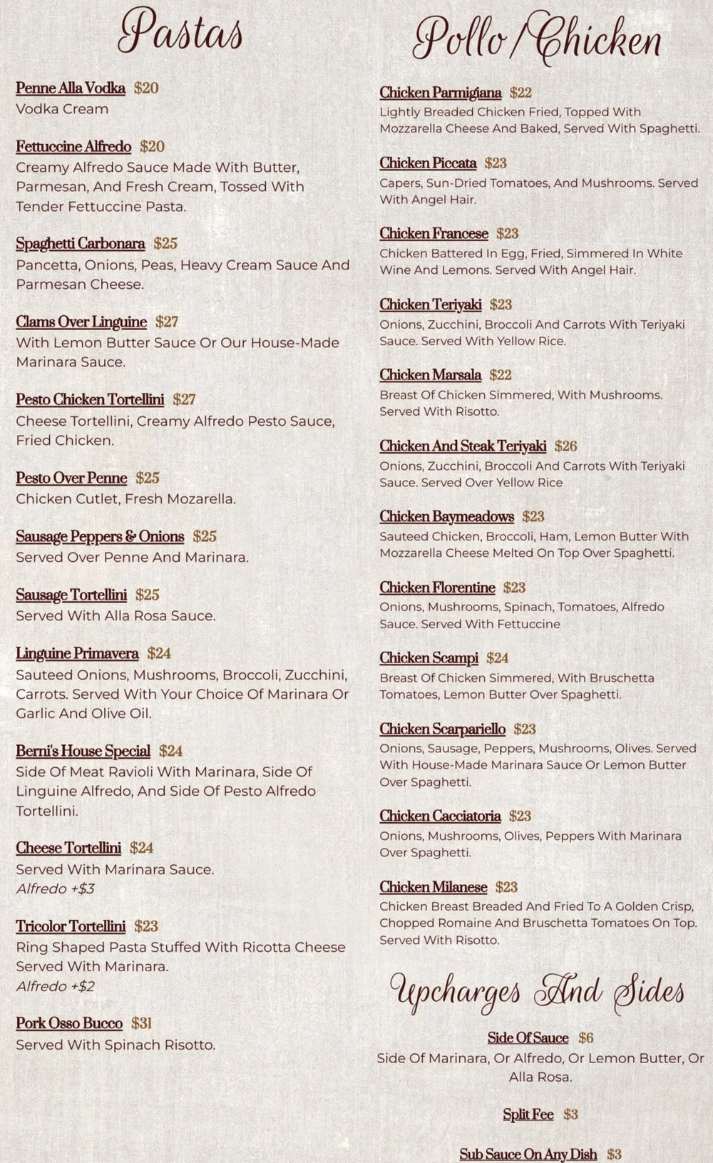 House Italian Cuisine