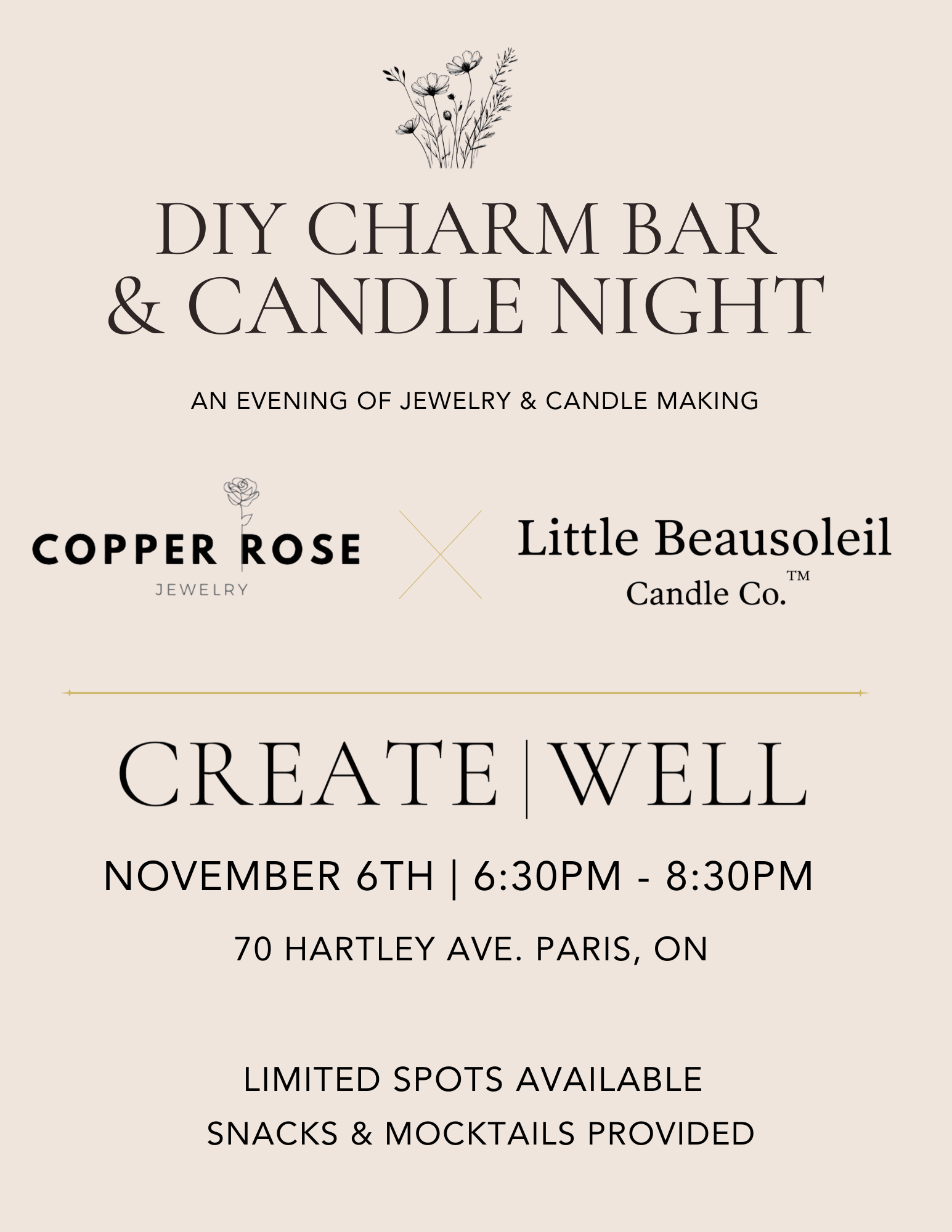 Black and Orange Illustrative Cocktail Night Flyer.png