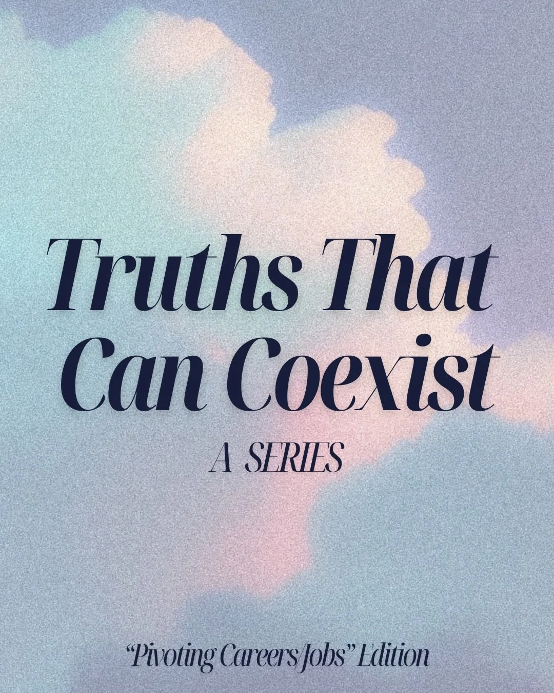 You&rsquo;re allowed to change your mind! You&rsquo;re allowed to take risks and make mistakes!! You&rsquo;re allowed to be passionate about different things at different points in your life!! Spending years on a path does not obligate you to stay on