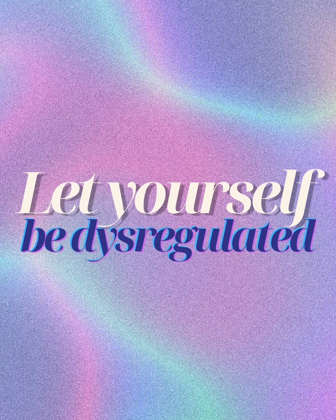 There is a ton of discourse (from myself included) about the importance of remaining calm and collected. And yes, regulation matters!!! We have trauma responses that are activated when it believes there is a threat to our danger, even when we aren&rs