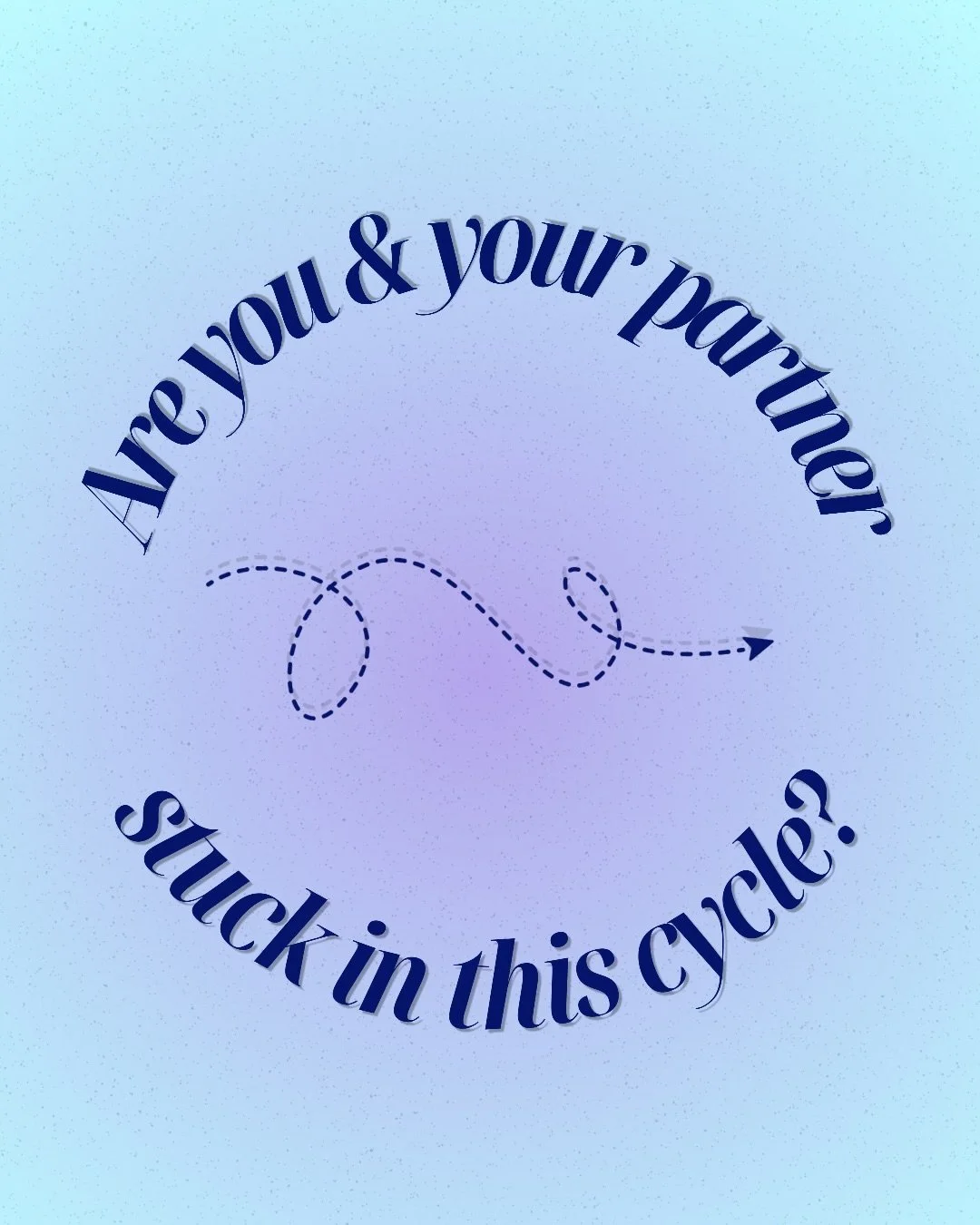 Scroll slowly for this one! ➡️➡️➡️

The Pursue-Withdraw cycle is one of the most common ones we see in relationships (with friends, romantic partners, and family members).

In this cycle, both people long to be seen and understood. But a disconnectio
