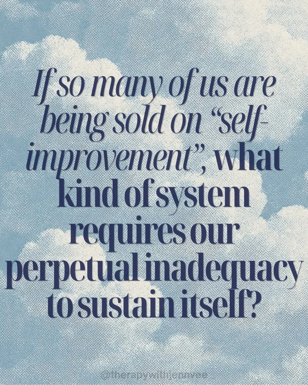I know that questioning the norms we&rsquo;ve been handed can bring up frustration, hopelessness, and fear. But for many of us, living in a constant state of suppression, mindlessly following a system built to benefit profit and power rather than peo