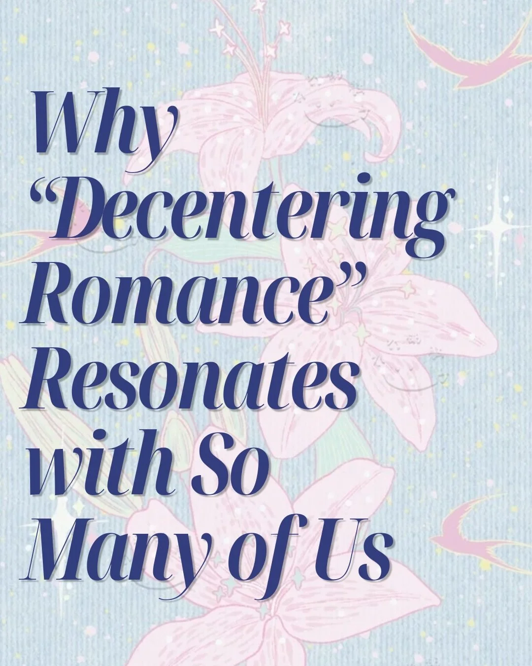 Book recos on this topic:
Becoming The One by Sheleana Aiyana
We Should All Be Feminists by Chimamanda Ngozi Adichie
You Are the One You&rsquo;ve Been Waiting For by Richard Schwartz
The Beauty Myth by Naomi Wolf

📌 This post is for reflection, not 