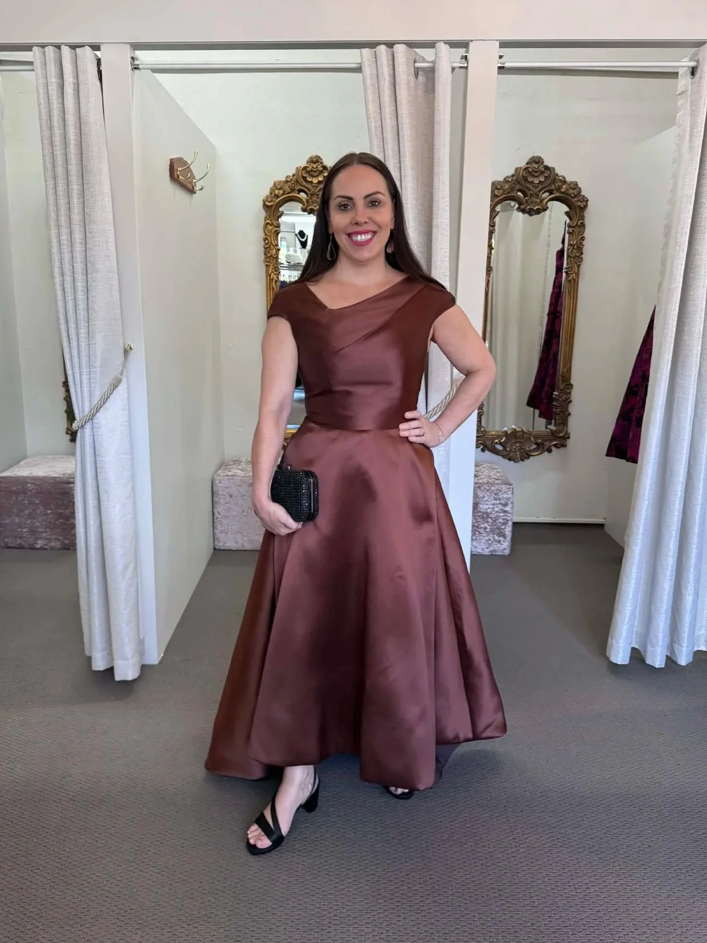 Trellis Lane Chocolate Gown