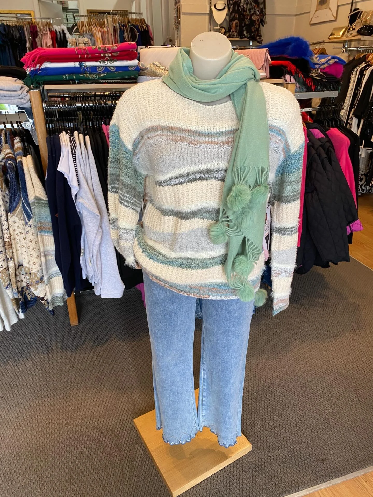 Did Winter just land today Melbourne?!😳Brrr it&rsquo;s freezing! But never fear, we are stocked with lovely warm jumpers and jackets! We are ready!🤩
#autumnfashion #winterfashion #knitwear #cosystyle #melbournewinter