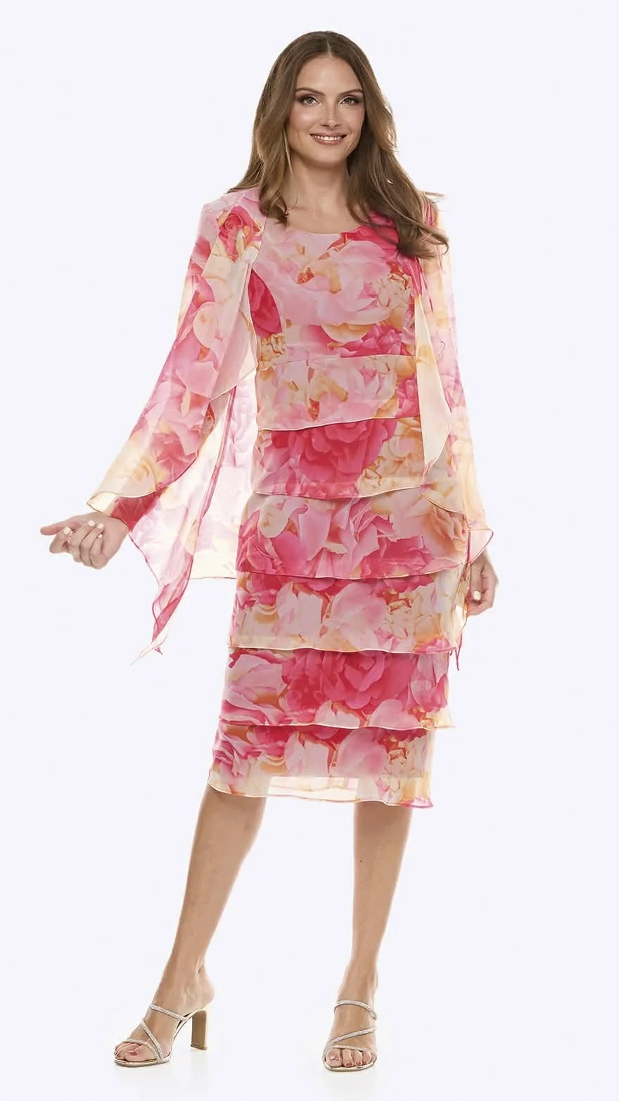 Jesse Harper 2 piece floral chiffon set