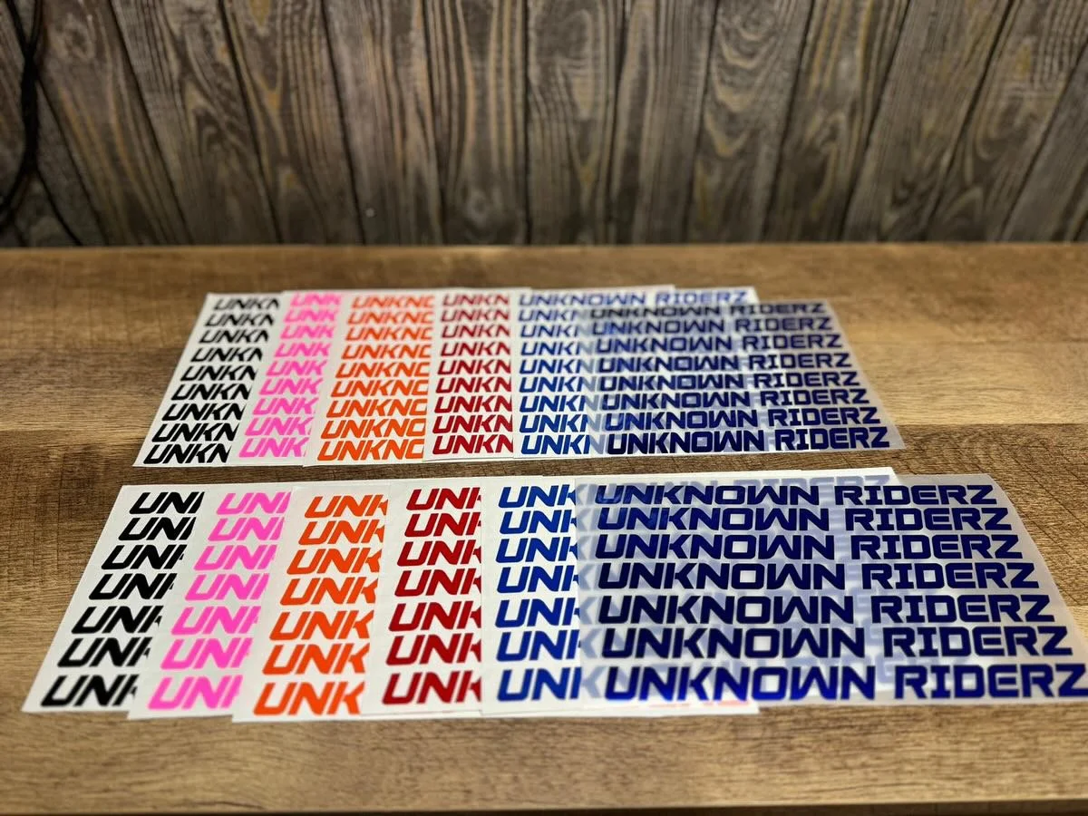 UnknownRiderz Premium Stickers Set X4