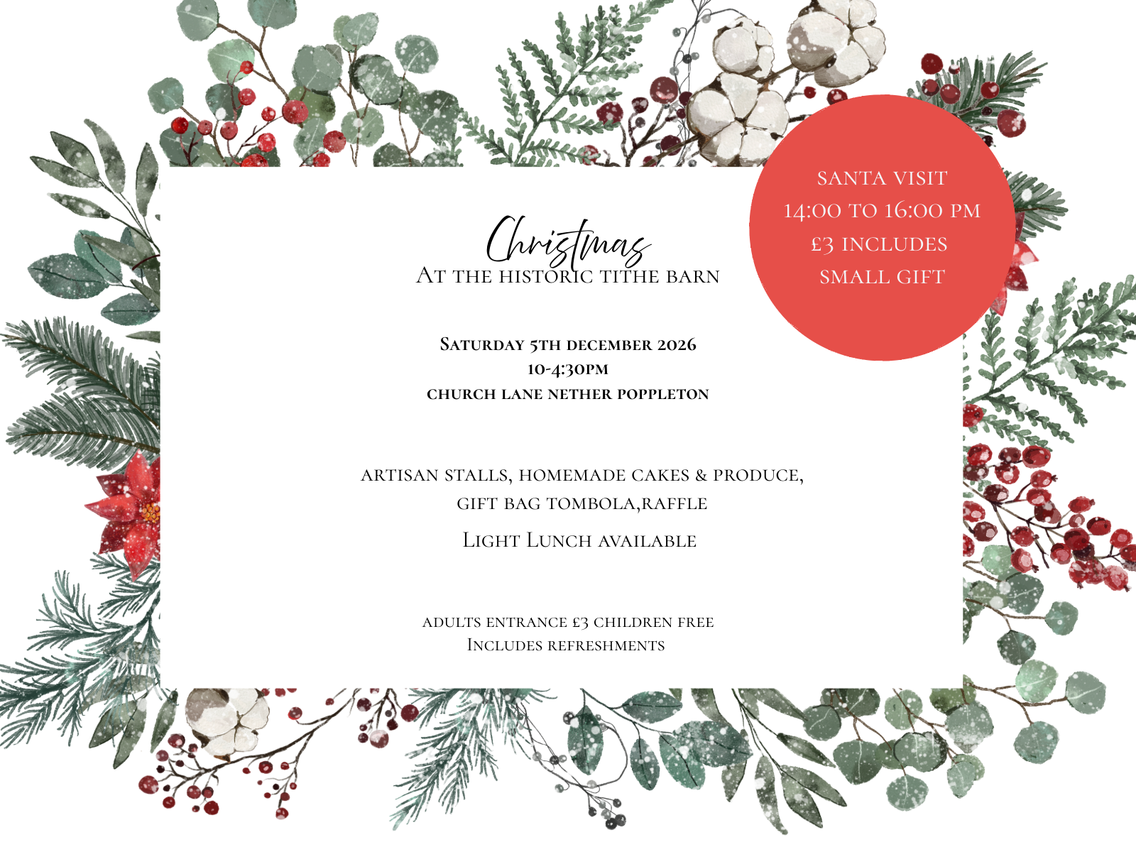 Tithe Barn Christmas Fair 