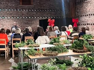 WREATH MAKING IN AID OF CANCER RESEARCH