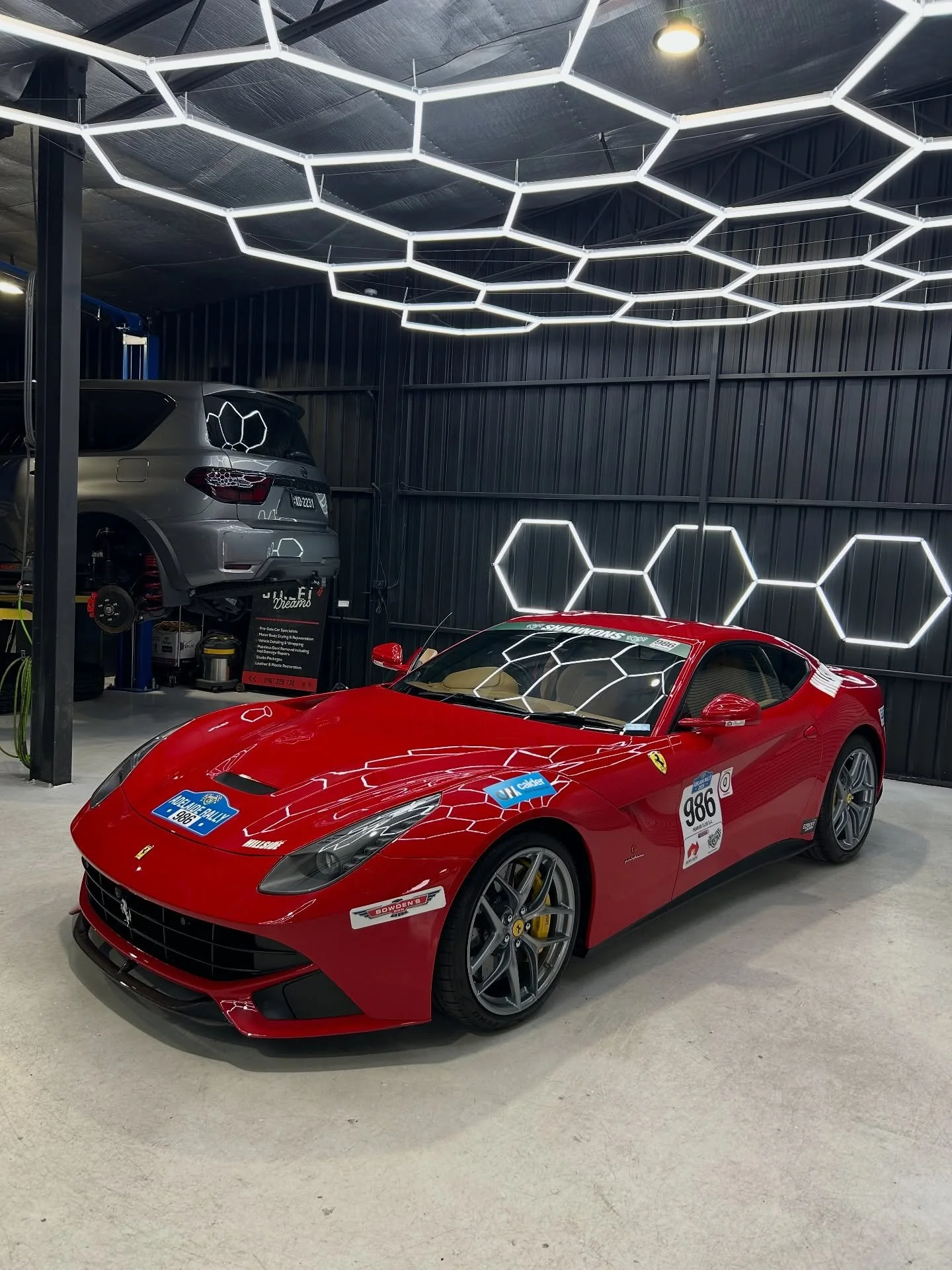 Preparing for the 2025 Adelaide Rally in the @club.hillside Ferrari F12!
Keep an eye out for us in the Ferrari Club Tour and tag us in your photos!
Special thanks to @street_dreams_magill for the perfect sticker application. 

@adelaiderally @hillsid