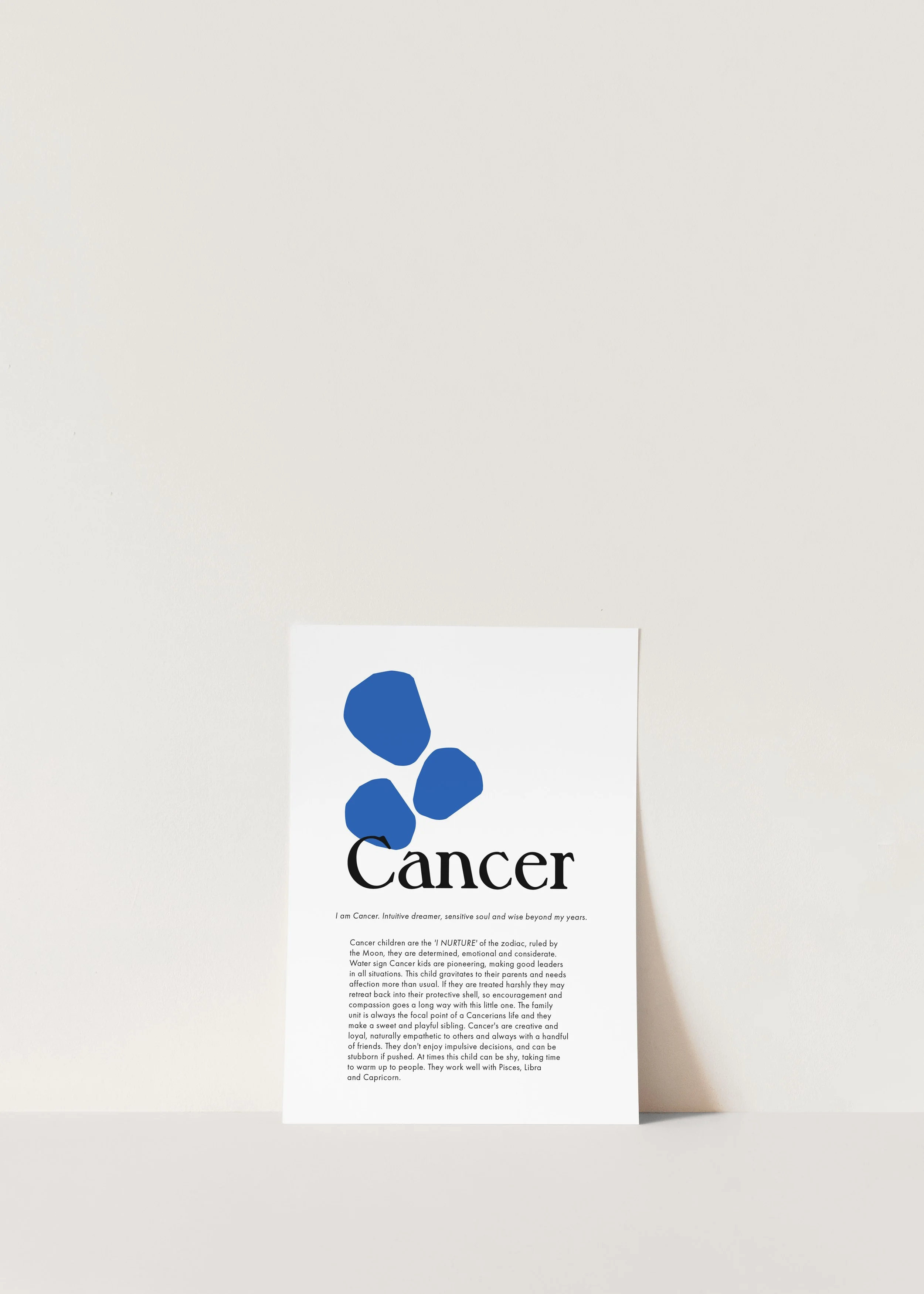 Zodiac Print - Cancer