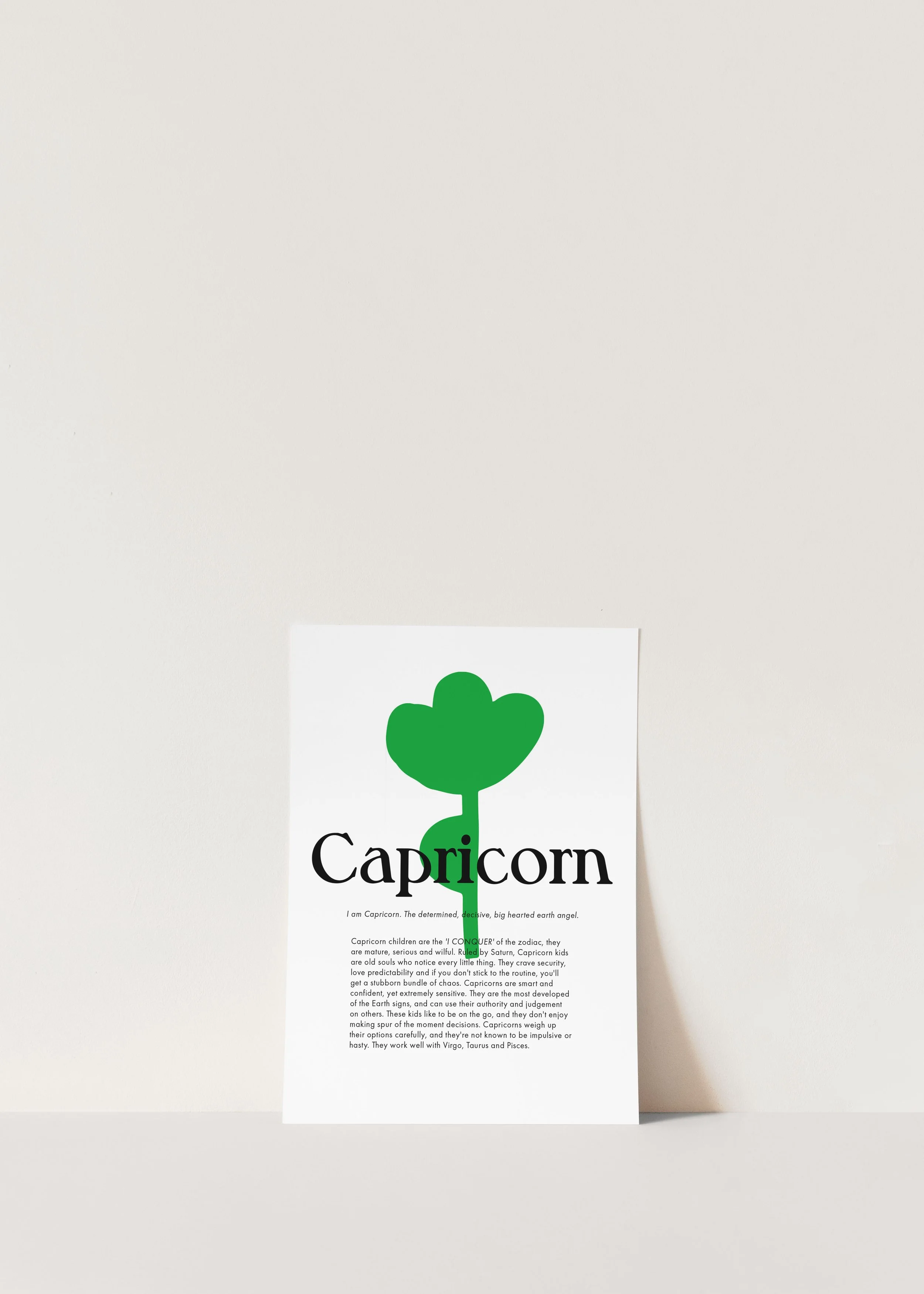 Zodiac Print - Capricorn
