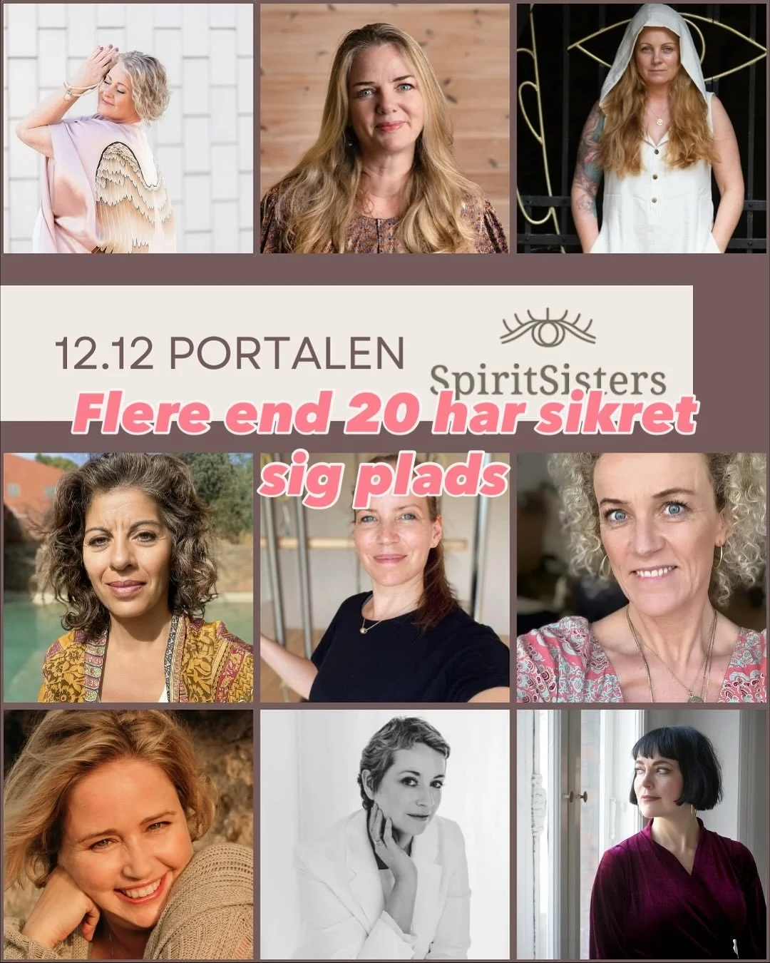 🙌🏻🤩Over 20 har allerede sikret sig plads til vores magiske 12.12 portalsevent. ❣️Tilmeld dig f&oslash;r det er for sent https://www.spiritsisters.dk/12-12-portalen