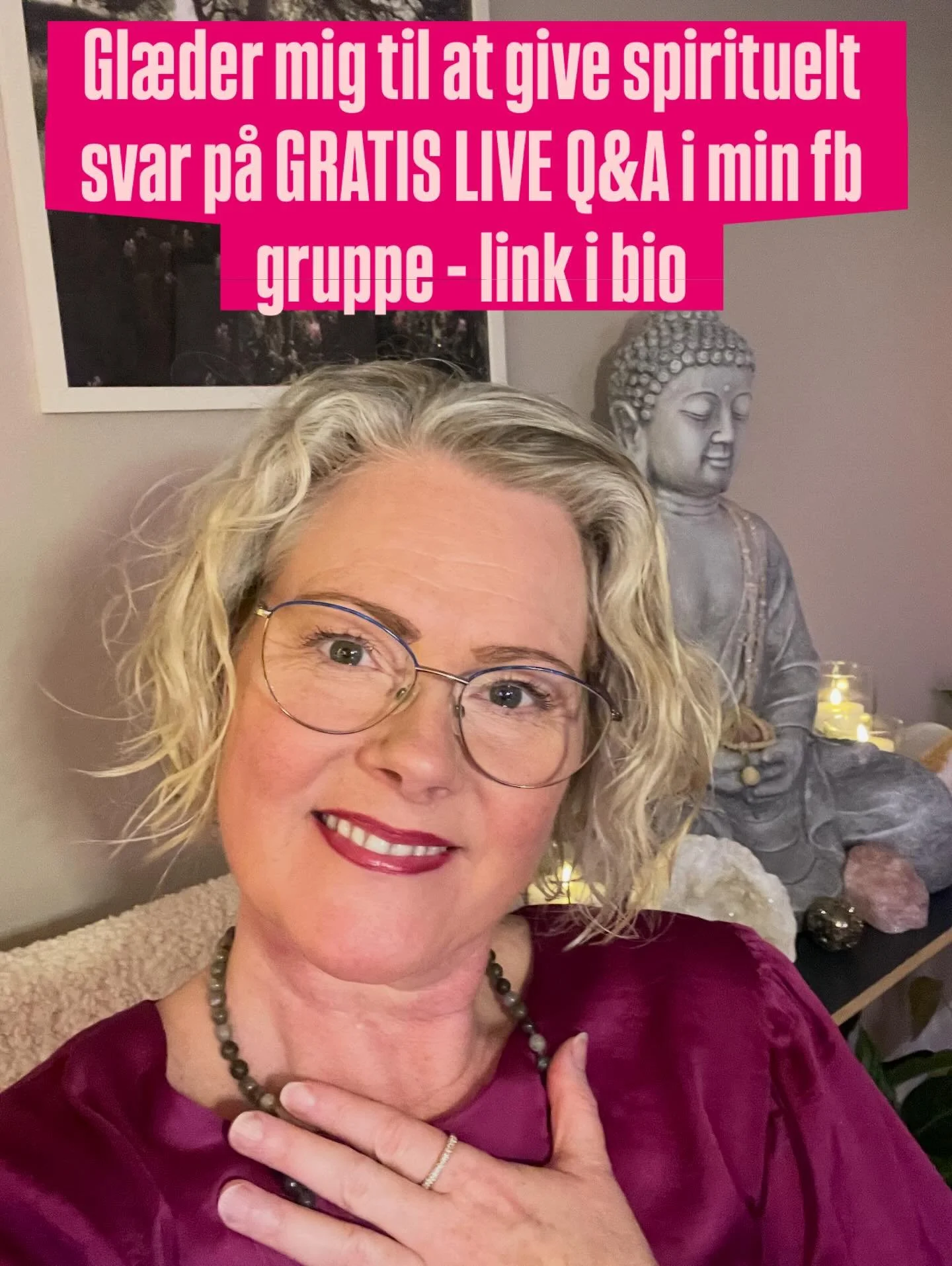 Vidste du at jeg holder GRATIS LIVE Q&amp;A?

Gl&aelig;der mig til live Q&amp;A i eftermiddag kl. 16.30.
Det foreg&aring;r i min Facebook gruppe (link i bio) Gruppen hedder 💫Elevate with Signe Orlandi💫

S&aring;dan deltager du:

✌🏻Du er med live

