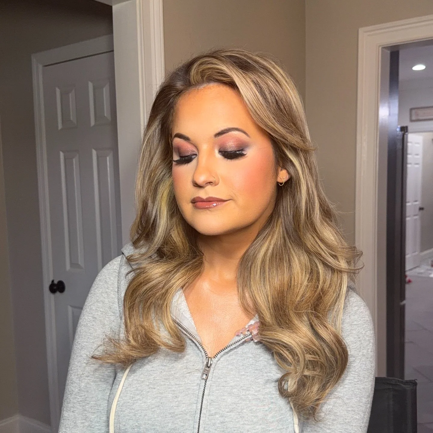 wowzaaa 😻❣️ early birthday glam on my bestie girl  @laneskog ✨